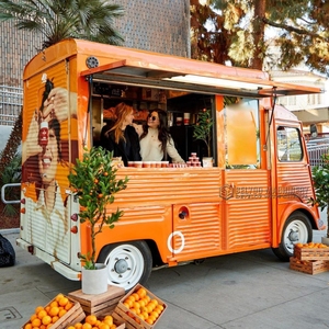 รถปิ้งย่างอาหารรถตู้ขายอาหารไอศครีมอุปกรณ์ครบครันรถเข็นขายไอศกรีมสำหรับร้านอาหารห้องครัว - Product Image 3