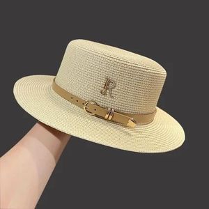 Sombrero Fedora de paja cubano informal de verano al por mayor para actividades al aire libre como Sun Beach Travel Cycling-Niños y adultos - Product Image 3