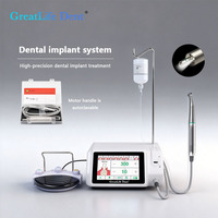 Système de moteur d'implant dentaire sans balais à écran tactile Greatlife, expédition locale US, couple élevé 5-80 Ncm avec pompe d'irrigation pour chirurgie buccale