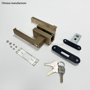 Poignée de porte à profil mince serrure de porte pour porte en verre - Product Image 2