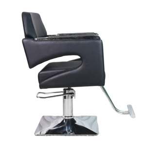 Silla de Barbero Metálica Negra Moderna, Portátil, Resistente <span class=keywords><strong>y</strong></span> Económica para Barbería, Salón de Belleza, Mayoristas, Distribuidores <span class=keywords><strong>y</strong></span> Minoristas - Product Image 3