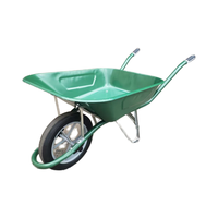WB6400 Carretilla de metal todoterreno para jardín Granja Construcción Versátil Brouette De Chantier Dolly Cart