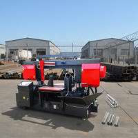 Scie à ruban horizontale et inclinée G400 avec tension hydraulique et moteur de 5,5 kW
