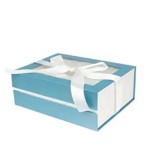 Belle boîte cadeau en carton personnalisé vêtements bijoux cosmétiques emballage boîte usine en gros