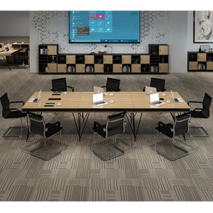 Prezzo economico tavolo da riunione per ufficio e sedia esecutivo moderno piccolo tavolo da conferenza mobili per ufficio - Product Image 1