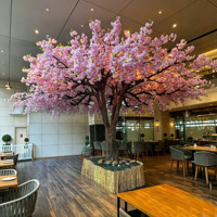 Pohon Bunga Sakura Buatan Besar Berkualitas Tinggi, untuk Dalam/Luar Ruangan, Dekorasi Wisuda, Natal, Tahun Baru, Paskah