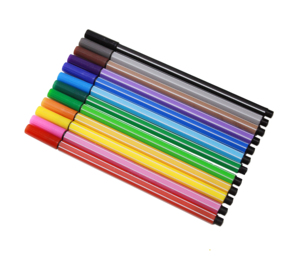 Promotional Gift <strong>Pens</strong> 12 Colour <strong>Watercolour</strong> <strong>Pen</strong> Set School Office Use Art Marker Colour Fineliner <strong>Pens</strong> - Product Image 1