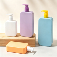 Emballage cosmétique personnalisé en HDPE de 200 ml, 250 ml, 350 ml, 500 ml : flacons pompe pour lotion, shampoing et nettoyant visage