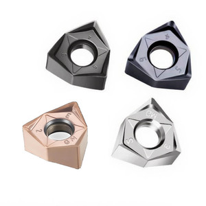 WNMU Inserts de fraisage de surface GM hexagonaux <span class=keywords><strong>double</strong></span> <span class=keywords><strong>face</strong></span> à 90 degrés <span class=keywords><strong>Insert</strong></span> Cnc à alimentation rapide Outil de tournage personnalisé Acier en fonte - Product Image 1