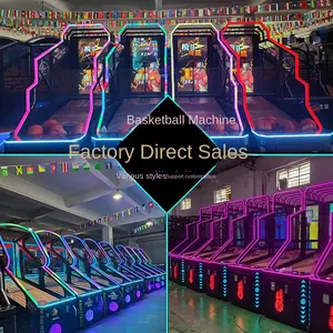 New Design Luxury Basketball Shoot Game Machine With Coin Operated Arcade Amusement Park