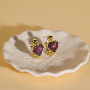 Pendientes <span class=keywords><strong>de</strong></span> Corazón <span class=keywords><strong>de</strong></span> Plata 925 con Conchas Rosadas Naturales <span class=keywords><strong>de</strong></span> Alta Calidad para Fiesta - Product Image 6