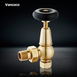 Vancoco IV-243 latón antiguo tradicional esquina las válvulas termostáticas del radiador-<span class=keywords><strong>TRV</strong></span> y detentores de conjunto - Product Image 3