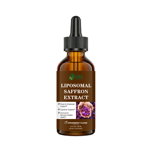 Extrait de Safran Liposomal en Gouttes Liquides Marque Blanche Vitamine D3 Système Immunitaire et Nerveux Apaisement Naturel Facile à Transporter - Product Image 1