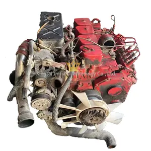 Good condition 4BT 3.9 used truck engine with transmission gearbox PTO for sale