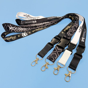 Zhongshan Promotional Custom Printed Neck Polyester Lanyard with logo Free Sample