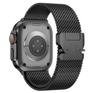 米兰男士1:1不锈钢网环降落伞式金属扣10超46毫米49毫米苹果表带Acero不可氧化 - Product Image 5