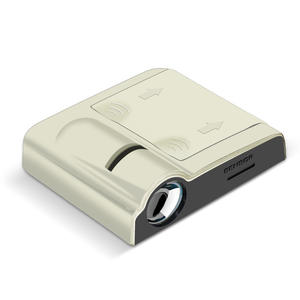 Lumière de projection laser pour porte de voiture avec logo personnalisé Lumière d'ouverture de porte Lumière de bienvenue sans fil sans câblage Lampe décorative universelle - Product Image 5