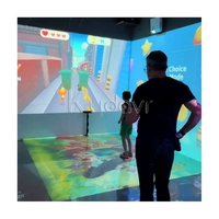 Activer la projection interactive en temps réel sur le mur Suivi des mouvements du corps Fitness Sports Challenge Ar Games pour les enfants