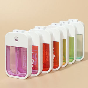 Xách tay 45ml thẻ tín dụng Nước Rửa Tay chai tùy chỉnh PETG chất liệu nhựa phun container cho du lịch phòng tập thể dục khách sạn tiện nghi - Product Image 1