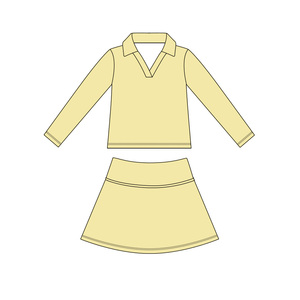GLD1598 Vestido hasta la rodilla de manga larga con estampado de camuflaje marrón para niña, venta al por mayor - Product Image 5