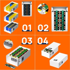 Mimkhc DIY เคสแบตเตอรี่โลหะ16S 48V IP54 15-17kWh 280-340Ah 200A BMS เก็บพลังงานแสงอาทิตย์พร้อมหน้าจอ4.3" - Product Image 4