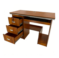Meubles de bureau au design moderne unique en panneaux de particules, meubles commerciaux, table de bureau en bois, bureau OD-202