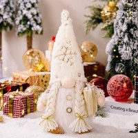 Noël 2026 nouvel an cadeau Sequin en peluche sans visage Gnome poupée Santa lumière lanterne LED noël Navidad Natal Noel Rudolph nain poupée