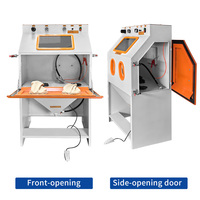 Machine de sablage manuelle 9060 avec plateau tournant pour pièces soudées en acier inoxydable, acrylique et alliage d'aluminium – Usine de sablage