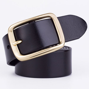 男性用革ベルトジーンズパンツファッションドレス牛隠しベルト - Product Image 1