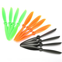 Hélices Gemfan 5030 5040 5045 6030 6040 6045 en nylon renforcé de carbone à 2 pales CW et CCW pour drone de course FPV RC