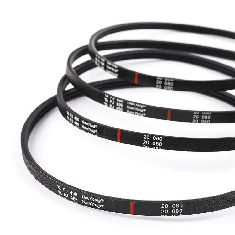 New Model Customized Low Noise Pj Poly- V -ribbed Belts Drive Belt of Drum Machine