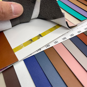 ผ้าไมโครไฟเบอร์ หนา 0.7 มม. น้ำหนักปานกลาง สีพื้น ทนต่อการขัดถู สำหรับหุ้มเบาะรถยนต์และกระเป๋า - Product Image 3