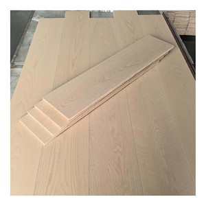 <span class=keywords><strong>Parquet</strong></span> en chêne blanc de 5/8 po d'épaisseur et 74,8 po de largeur, finition mate en polyuréthane, bois d'ingénierie multicouche en chêne - Product Image 3