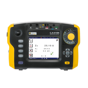 CHAUVIN ARNOUX AEMC CA 6116N Probador de Instalaciones Multifunción de Alta Precisión 1.5% IP53 con Prueba RCD Tipo B Avanzada - Product Image 1