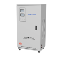 Stabilisateur de tension monophasé 60 kVA SVC AVR TND de type pointeur, personnalisable pour applications résidentielles et commerciales