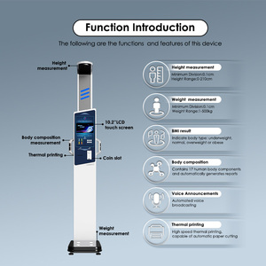 अस्पताल में HW-V60 सबसे ज्यादा बिकने वाली मेडिकल इलेक्ट्रॉनिक अल्ट्रासोनिक ऊंचाई वजन BMI स्केल - Product Image 3