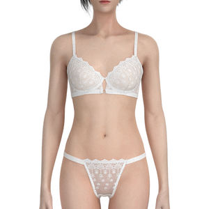 Biancheria intima donna ricamo ragazze indiane in reggiseno mutandine Sexy reggiseno e brevi set - Product Image 6