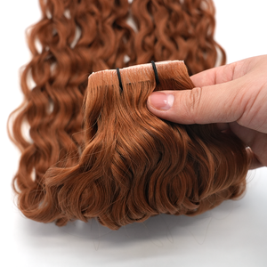 Extensiones de Cabello Humano Remy Virgen de Doble Trama con Ondas y Rizos de Calidad Profesional, Color Personalizado, Estilo Mariposa - Product Image 2