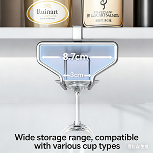 <span class=keywords><strong>Estante</strong></span> <span class=keywords><strong>para</strong></span> <span class=keywords><strong>Copas</strong></span> <span class=keywords><strong>de</strong></span> <span class=keywords><strong>Vino</strong></span> Debajo del Gabinete, Soporte <span class=keywords><strong>para</strong></span> <span class=keywords><strong>Copas</strong></span> <span class=keywords><strong>Colgante</strong></span>, Organizador <span class=keywords><strong>de</strong></span> Metal <span class=keywords><strong>para</strong></span> Cocina, Barra, <span class=keywords><strong>Estante</strong></span> <span class=keywords><strong>de</strong></span> Pared - Product Image 2