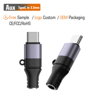 USB-C auf 3,5mm Buchse DAC Audio-Adapter für Mobiltelefone Brandneu Aluminiumlegierung Kurzschluss-Schutz