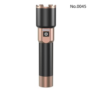 <b>Flashlight</b> <b>Rechargeable</b> Type C Charging Zoomable 12W LED Aluminum Alloy White Light 18.5cm Long Durable Design - Product Image 5