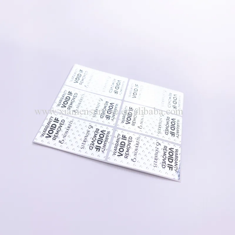 Ologramma della carta di sovrapposizione dell'autoadesivo dell'etichetta di sicurezza dell'ologramma del laser 3d trasparente personalizzato