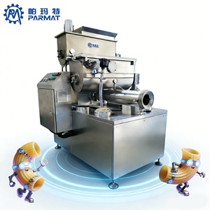 Extrudeuse à pâtes PARMAT en acier inoxydable robuste, équipement pour la fabrication <span class=keywords><strong>de</strong></span> pâtes fraîches, pour faire des macaronis - Product Image 1