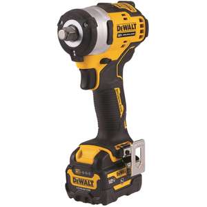 Clé à chocs DeWalt 1/2 pouce 12V sans balais, alimentée par batterie lithium-ion, outil professionnel - Product Image 1