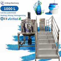 Ligne de production de savon liquide, machine de lavage, usine de mélange de détergent liquide, homogénéisateur, mélangeur, machine de mélange haute vitesse