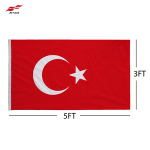 Stock all'ingrosso 3*5 ft turchia Banner eventi decorazione natalizia poliestere impermeabile bandiere di tacchino - Product Image 2