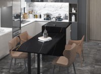 Losas de azulejos de piedra sinterizada de mármol para decoración de sala de estar