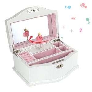 Оптовая продажа: винтажная музыкальная шкатулка-балерина, высококачественная деревянная музыкальная шкатулка для украшений для девочек, органайзер для ювелирных изделий, оптом - Product Image 1