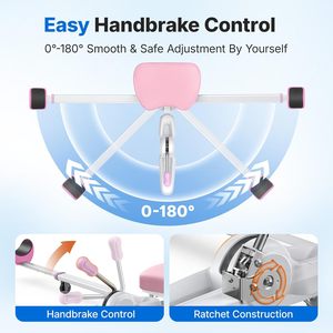 Estirador de ligamentos ajustable de acero y ABS CZFIT Y009 para uso en gimnasio en casa, duradero, para estirar pantorrillas, piernas, yoga y danza - Product Image 3