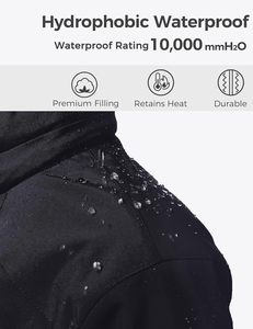 Veste de ski sportive pour garçon Wantdo, imperméable, 3-en-1, en polaire, avec tissu extensible - Product Image 5
